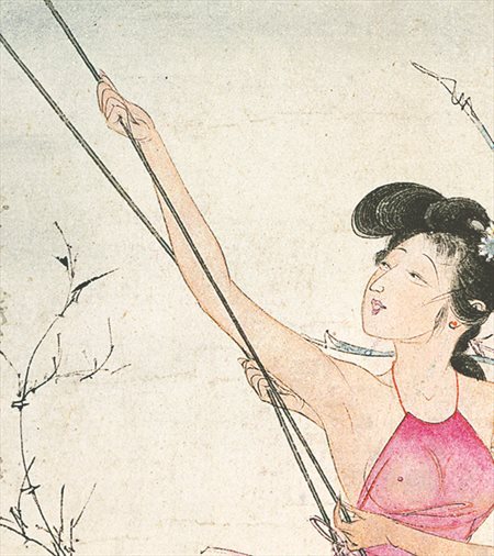 伊通-胡也佛的仕女画和最知名的金瓶梅秘戏图